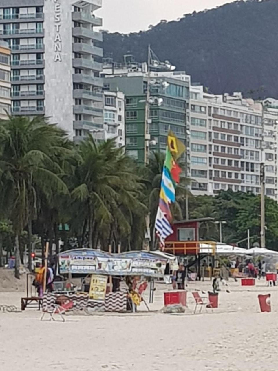 Copacabana Beach Rio de Janeiro Exteriör bild